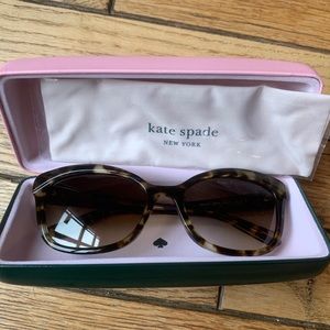 NIB Kate Spade Amara tortoise shell sunglasses